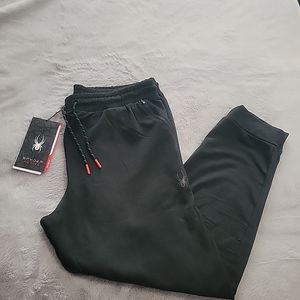 Men Spyder active joggers , size XL, Black, New with Tags